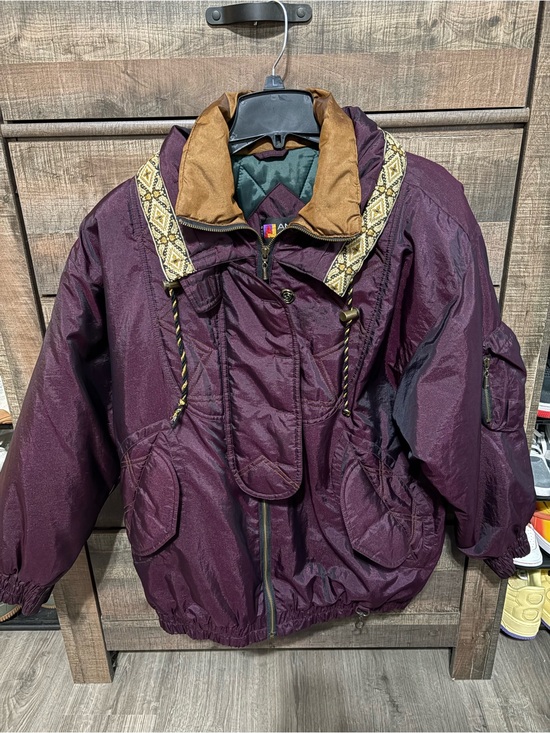Andy Johns Jackets & Blazers - Andy Johns Vintage Plum Puffer Jacket